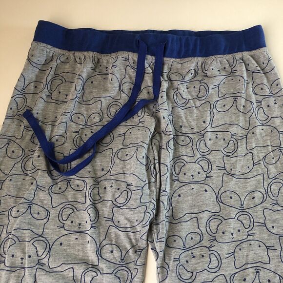 Joe Boxer Women’s Lounge Pants Cat Mice Raccoon Drawstring Waist XL - Picture 11 of 15